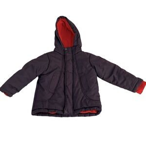 Ben Sherman Toddler 3T Puffer Hooded Blue Fleece Lined Parka